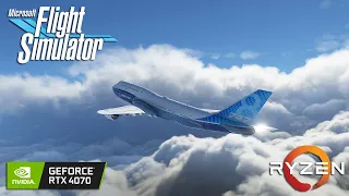 Microsoft Flight Simulator - RTX 4070 - 1080p - 1440p - 4K - #PCGamePass