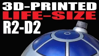 3D-Printed Life-Size R2-D2! (Part #1: The Dome)