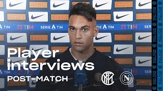 INTER 2-0 NAPOLI | LAUTARO MARTINEZ + BORJA VALERO EXCLUSIVE INTERVIEWS [SUB ENG]