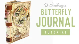 Butterfly Junk Journal Tutorial with Lapbook Elements | Butterfly Beauty Kit | PART 2