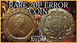 Rare 20p Error Coin worth £750 in Circulation