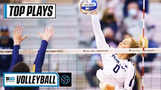 50 of Penn State's Top Plays from the 2020-21 Volleyball Season | Big Ten Volleyball