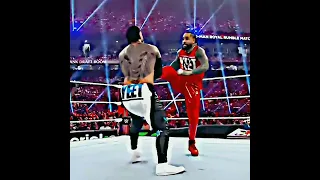 JEY USO VS JIMMY USO 🔥! | #wwe #theusos #shorts #short