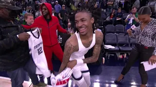 One more griddy for the road from Ja Morant 😂