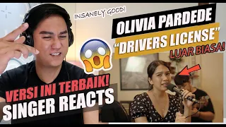 Olivia Pardede - Drivers License [Live Session] | SINGER REACTION