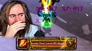 POV: You Get World First Level 80 on Wrath of the Lich King Classic | Asmongold Reacts