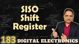 SISO Shift Register, Serial Input Serial Output Shift Register (Circuit, Working & Waveforms), #SISO