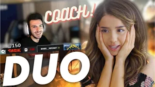 Queen Pokimane Gets a Coaching Session from Tarik to get out of the DIAMOND SLUMP