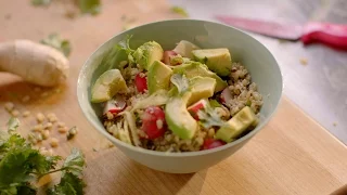 Rice bowl with ginger, radish and avocado recipe  - Simply Nigella: Episode 3 - BBC Two