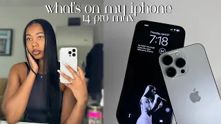 WHATS ON MY IPHONE 14 PRO MAX | *app recommendations + ios 16*