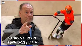 KEIHARD STUNTEN OP EEN STEP!🛴 | THE BATTLE STUNTSTEPPEN | Zappsport