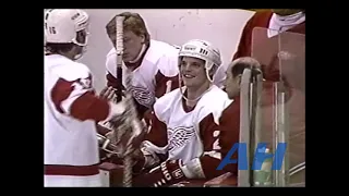NHL Mar. 2, 1990 Detroit Red Wings v Toronto Maple Leafs (R) Kevin McClelland v Tie Domi