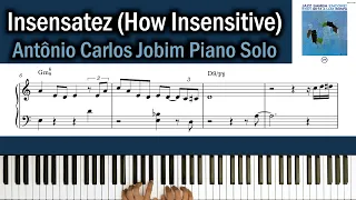 [칼카피] Insensatez (How Insensitive) - Antônio Carlos Jobim Solo 재즈 피아노/연주/악보