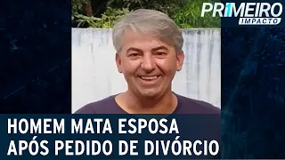 Homem tira a vida da esposa na frente das filhas por pedido de divórcio | Primeiro Impacto(13/07/22)