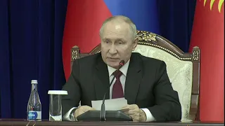 Владимир Путин заявил об активном переходе России и Киргизии на нацвалюты в торговле