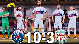 PS5 l FC 24 VOLTA -  RONALDO , MESSI , MBAPPE , NEYMAR , HAALAND ALL STARS | PSG VS  LIVERPOOL