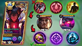 HOW TO COUNTER LIFESTEAL BUILD & SUSTAIN META HEROES? USE THIS BEST BUILD EMBLEM & SPELL 1 SHOT KILL