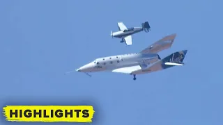 Watch Virgin Galactic touch down after Richard Branson's first space flight