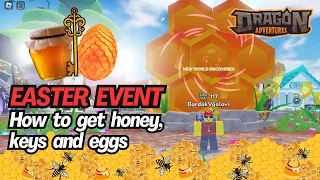 Easter Event Dragon Adventures Week 1 | How to easily get honey, keys and eggs