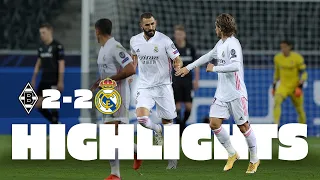 ⚽ GOALS AND HIGHLIGHTS | Borussia Mönchengladbach 2-2 Real Madrid