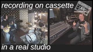 Recording lofi garage rock on a 1980s 4-track cassette tape machine | TASCAM portastudio