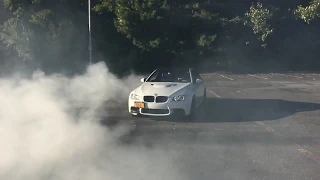 E92 M3 burnout and donuts