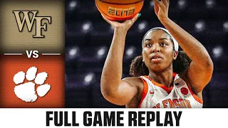 Wake Forest vs. Clemson Full Game Replay | 2022-23 ACC Women’s Basketball