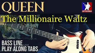 Queen - The Millionaire Waltz /// BASS LINE [Play Along Tabs]