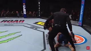 Kamaru Usman DROPPING Colby Covington in slow motion, the crumble of Covington