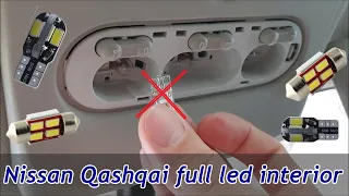 Nissan Qashqai J11 How To Install Interior LED Lights