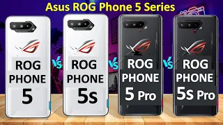 Asus ROG phone 5 vs 5s vs 5 pro vs 5s pro | Asus ROG phone 5 series