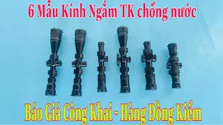 6 MẪU KÍNH NGẮM TK CHỐNG NƯỚC - TÂM CỰC NÉT - KÍNH NGẮM GIÁ RẺ - HÀNG ĐỒNG KIỂM