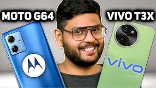 Moto G64 vs Vivo T3X - Best Phone Under Rs.15000