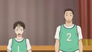 Hinata and Kageyama shook Coach Ukai Asahi and Nishinoya with there quick attack [english dub]