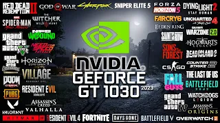 GeForce GT 1030 in 2023 - Test in 60 Games