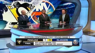 NHL Tonight: Islanders` 2 - 0 lead: Coaching leads the Islanders to a 2-0 series lead  Apr 12,  2019