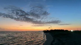 Okaloosa Island Sunrise   Sound side timelapse