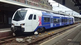 Arriva Flirt (453) vertrekt als RS12 32451 in Maastricht