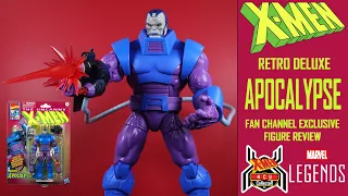 Marvel Legends Retro APOCALYPSE X-Men Animated Series TAS Oversize Vintage Card Deluxe Figure Review