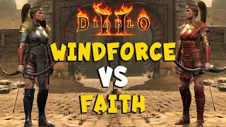 Windforce VS Faith, Battle of the Bows in Diablo 2 Resurrected / D2R