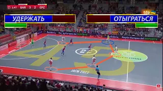 5й полевой- как отыграться или удержать счет в футзале 5v4