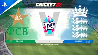 T20 CRICKET WORLD CUP - FINALS - PAKISTAN vs ENGLAND - CRICKET 22 PS5 GAMEPLAY