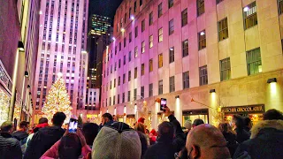 Christmas in New York City ✨ Walking 5th Avenue from Grand Central Terminal to Rockefeller Center