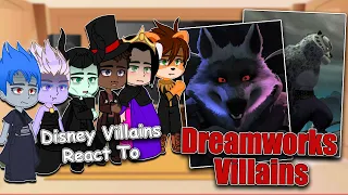 Disney Villains React to Dreamworks villains | Gacha Club | Full Video