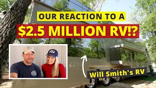 Will Smith's 2-STORY $2.5 MILLION RV! (Our Reaction)