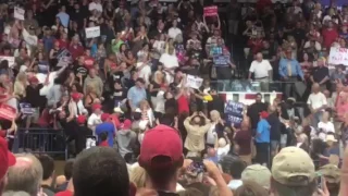 Protester removed from Trump rally in Youngstown