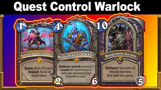 New Card Okani Is Really OP! In My Quest Control Warlock! Voyage to the Sunken City | Hearthstone