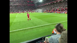 Liverpool v Newcastle 2022.8.31 Last minute goal with crazy celebration