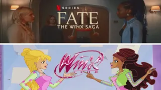 Similar scenes || Winx Club vs Fate