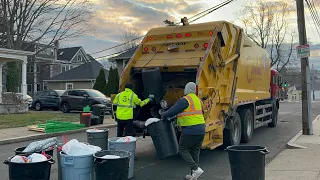 Capitol Waste Garbage Truck Packing Dorchester’s Crazy Post Xmas Trash